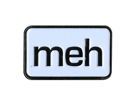 meh Enamel Pin | Trend