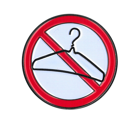 No Hangers Enamel Pin | Enamel Pins