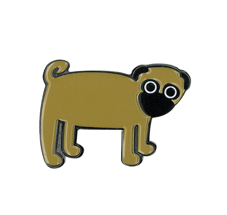 LO-FI MONO © Pug Enamel Pin | LOL!!!