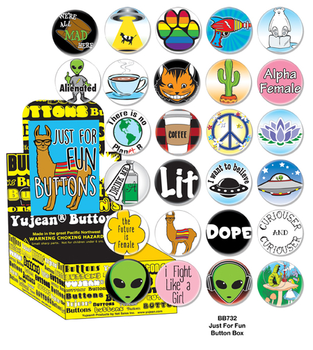 Just For Fun Button Box | Peace and Eco 