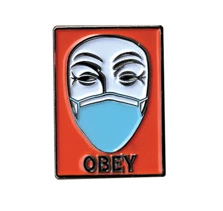 Obey Masked Guy Fawkes Enamel Pin | Enamel Pins