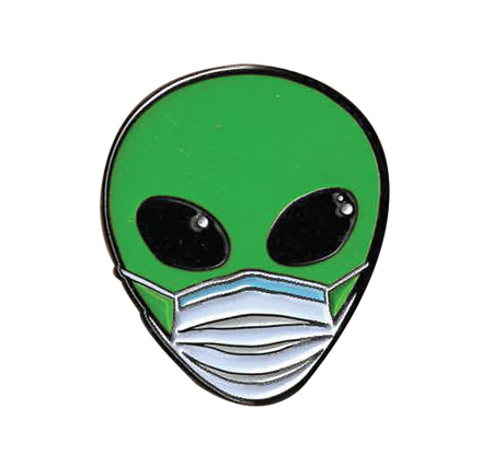 Masked Alien Enamel Pin | COVID CRAZY!!