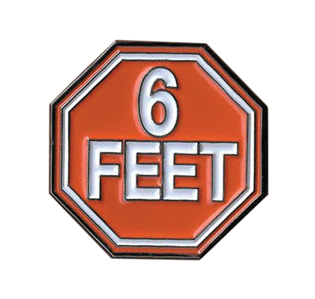 6 Feet Enamel Pin | Enamel Pins