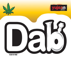 Dab Sticker | Window Stickers: Clear Backing, Put Them Anywhere!