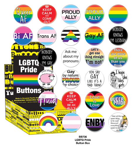 LGBTQ Pride Button Box | NEW INTROS