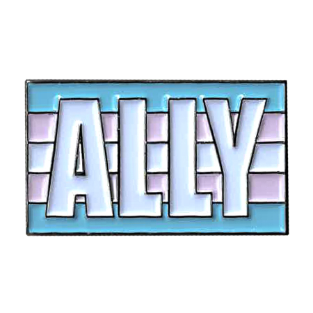 Trans Ally Enamel Pin | Gay Pride, LGBTQ