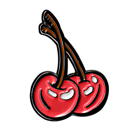 Kalynn Campbell Cherries Enamel Pin | NEW INTROS