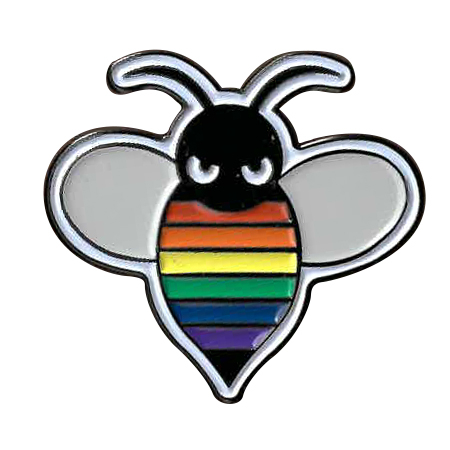 Rainbow Bee Enamel Pin | Enamel Pins