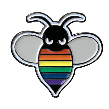 Rainbow Bee Enamel Pin | NEW INTROS