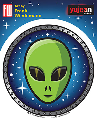 Wiedemann Space Alien Sticker | Stickers