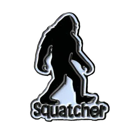 Sasquatcher Bigfoot Enamel Pin | Critters