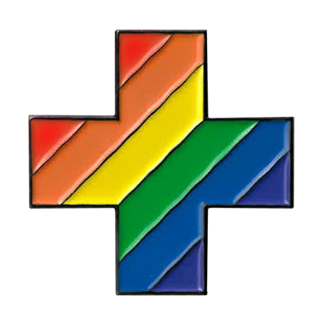 Rainbow Plus Enamel Pin | NEW INTROS