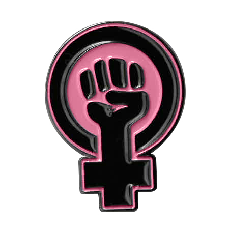 Woman Power Enamel Pin | #RESIST