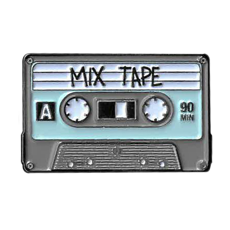 Mix Tape Enamel Pin | Retro