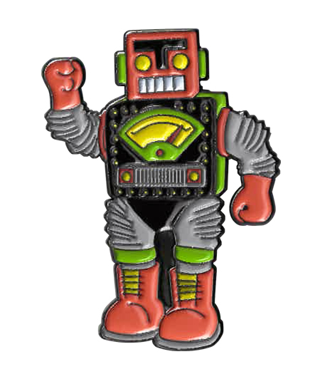 Sunny Buick Fighter Robot Enamel Pin | Sunny Buick