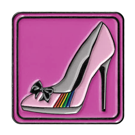 Pink High Heel Enamel Pin | For the Girlz