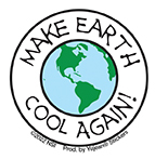 Make Earth Cool Again Mini Sticker | Peace and Eco 