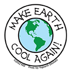 Make Earth Cool Again Mini Sticker | Peace and Eco 