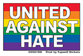United Against Hate Mini Sticker | Stickers
