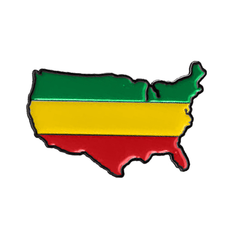 Rasta USA Enamel Pin | NEW INTROS