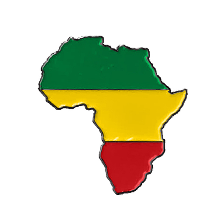 Rasta Africa Enamel Pin | Hippie