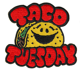 Taco Tuesday Patch | Smiley Face!!