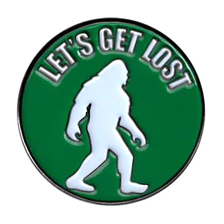 Let's Get Lost Sasquatch Enamel Pin | Enamel Pins