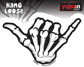 Boney Hang Loose Sticker | LOL!!!