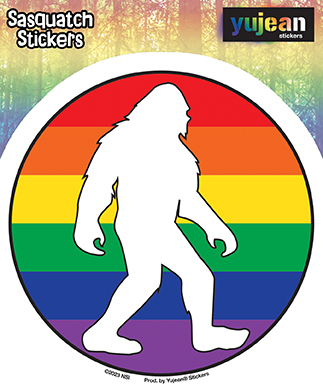 Sasquatch Pride Sticker | Sasquatch, Big Foot