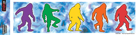 Dancing Sasquatch Sticker | Undead, Skeletons and Creatures of the Night