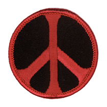 Peace Patch, Black and Red | Matt Stewart