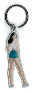 Brooke Pinup Keychain - Carlos Cartagena Pinups | Keychains!