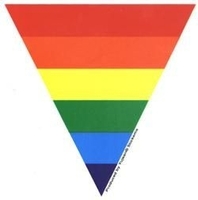 Triangle Rainbow Pride Sticker