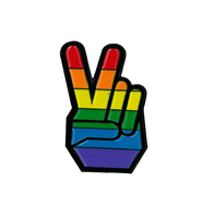 Pride Peace Hand Enamel Pin