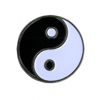 Yin Yang Enamel Pin
