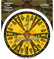 Kalynn Campbell Lowbrow Tiki Gameboard Sticker