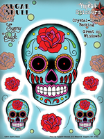 Sunny Buick Sugar Skull 6x8 Sticker