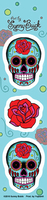 Sunny Buick Mini Rose Skull Strip Sticker