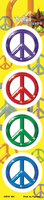 Mini Peace Strip Sticker