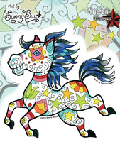 Sunny Buick Candy Horse Sticker