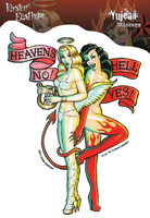Kirsten Easthope Heaven's No, Hell Yes! Pinup Sticker