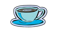 Coffee Cup Enamel Pin