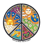 Dan Morris Mini Peace Sticker 25-pack