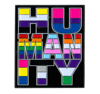 Humanity Large Enamel Pin