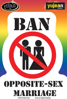 Ban Opposite-Sex Marriage Sticker
