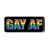 Gay AF Enamel Pin