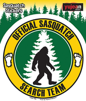 Sasquatch Bigfoot Search Team Sticker
