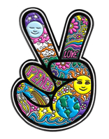 Dan Morris Peace Fingers Enamel Pin