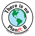No Planet B Mini Sticker
