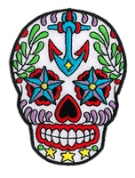 Sunny Buick Ancre Sugar Skull patch